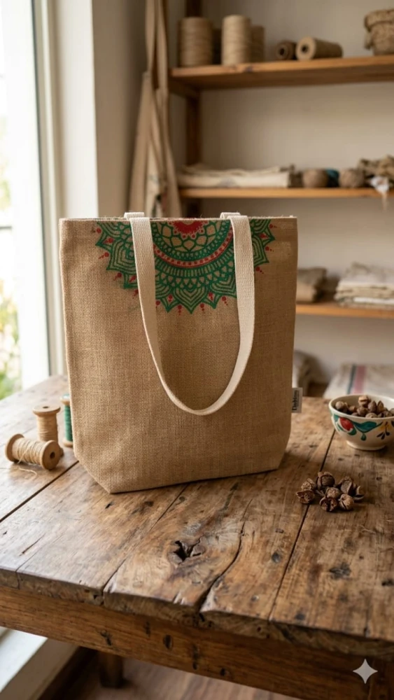 JUTE  TOTE BAG