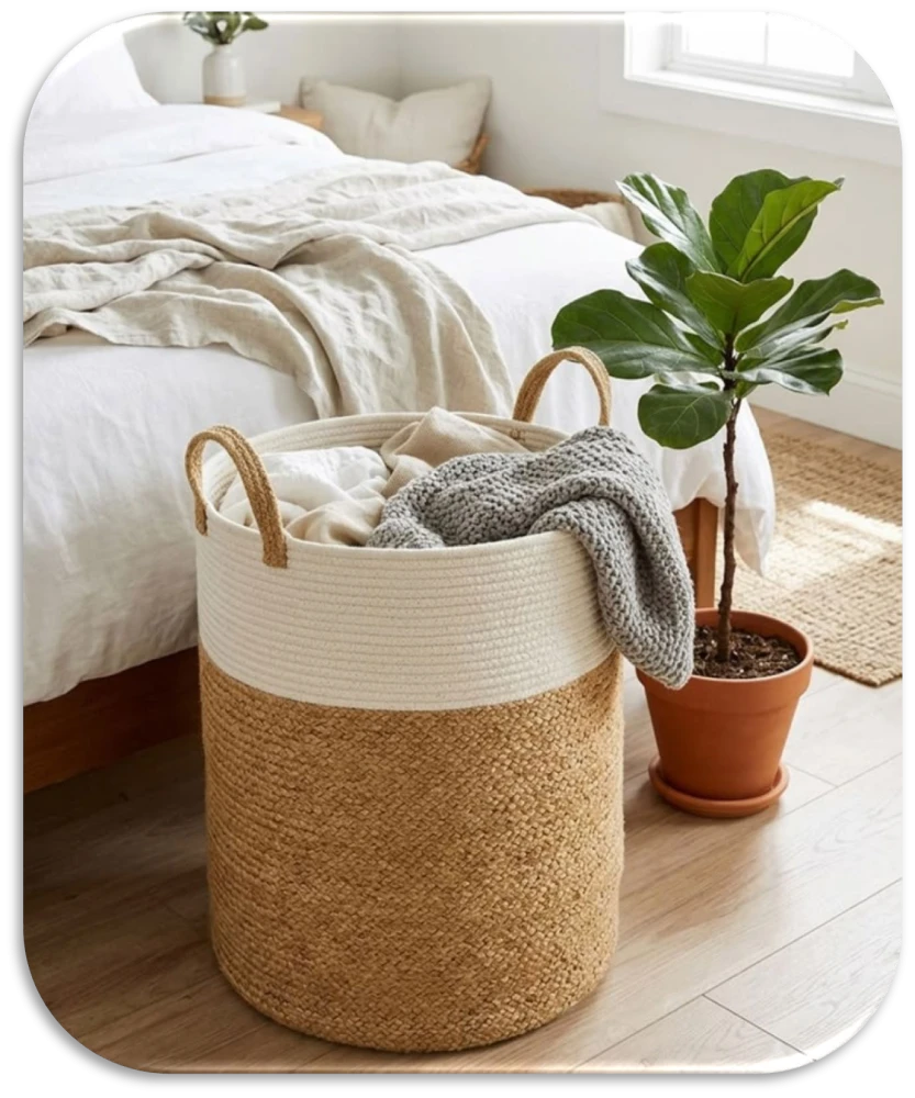 JUTE LANDRY BASKET